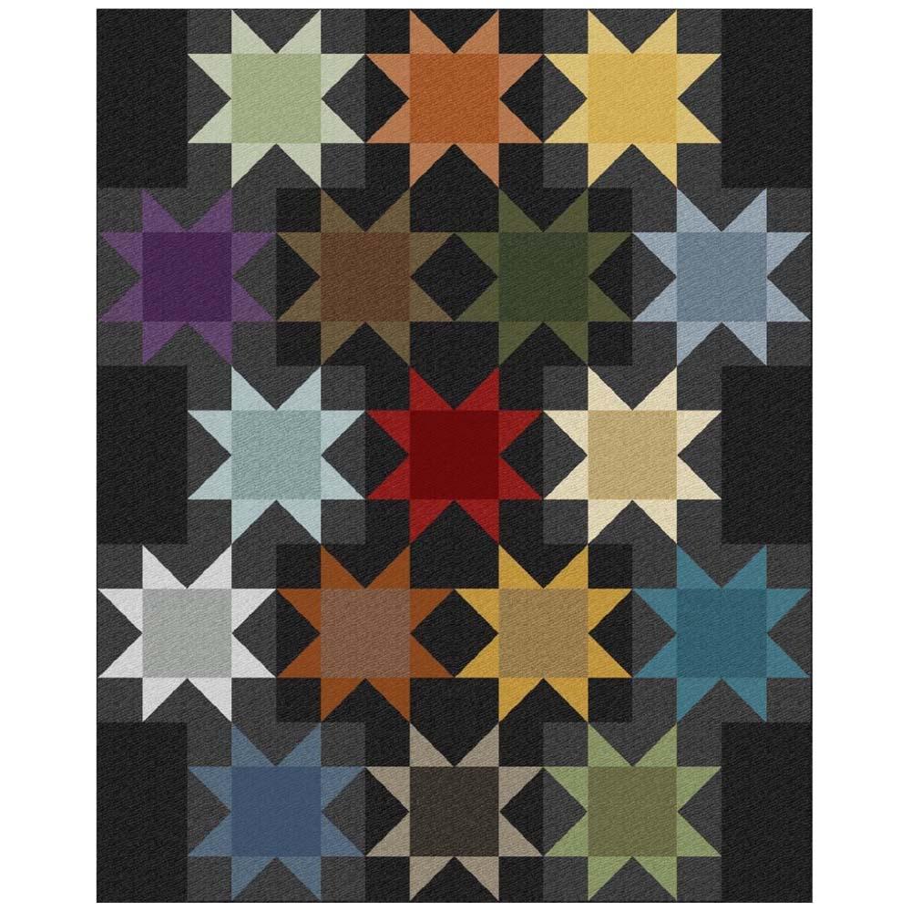 Benartex - Midnight Flowers Pattern - FREE download