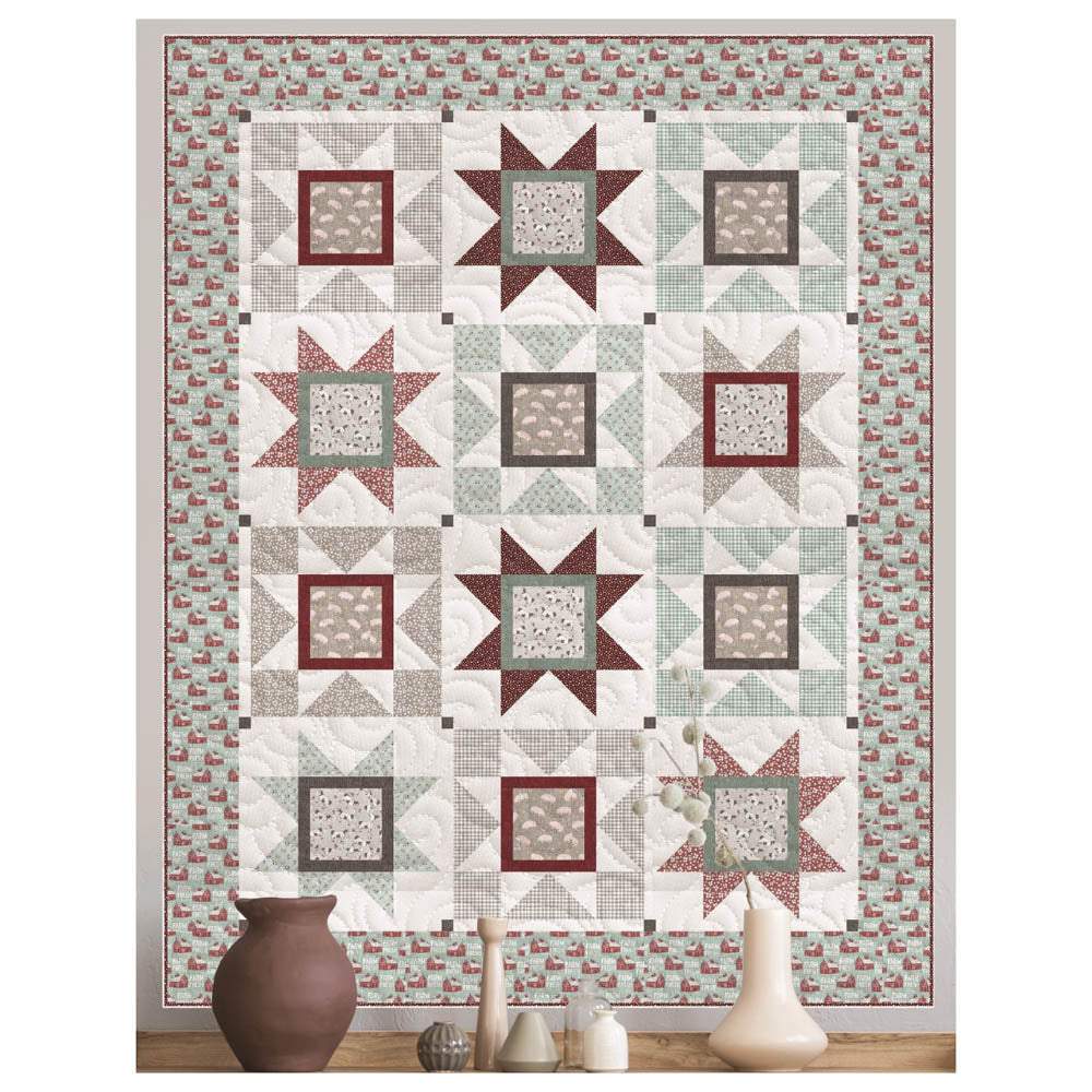 Benartex - Farm Stars Quilt Pattern - FREE download