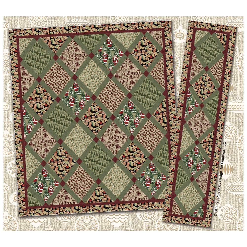 Benartex - Down Home Christmas Pattern - FREE download