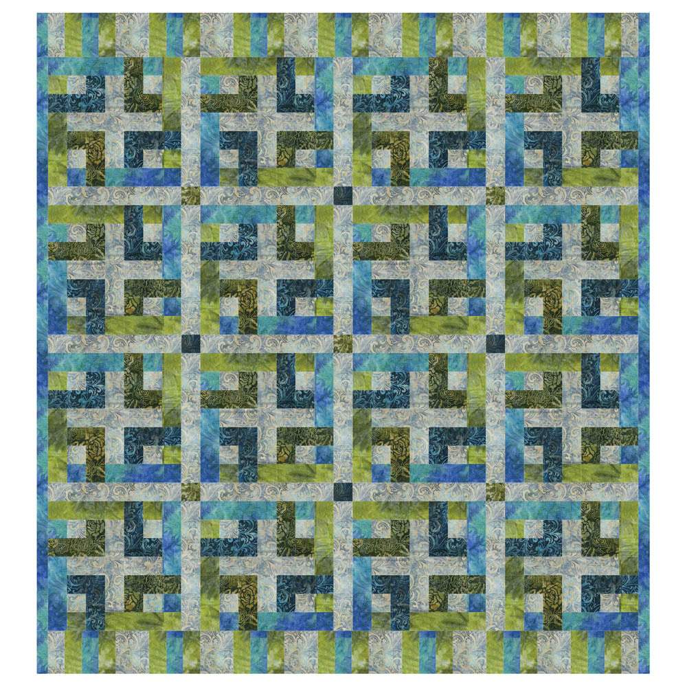 Benartex - Deep Sea Maze Quilt Pattern - FREE download