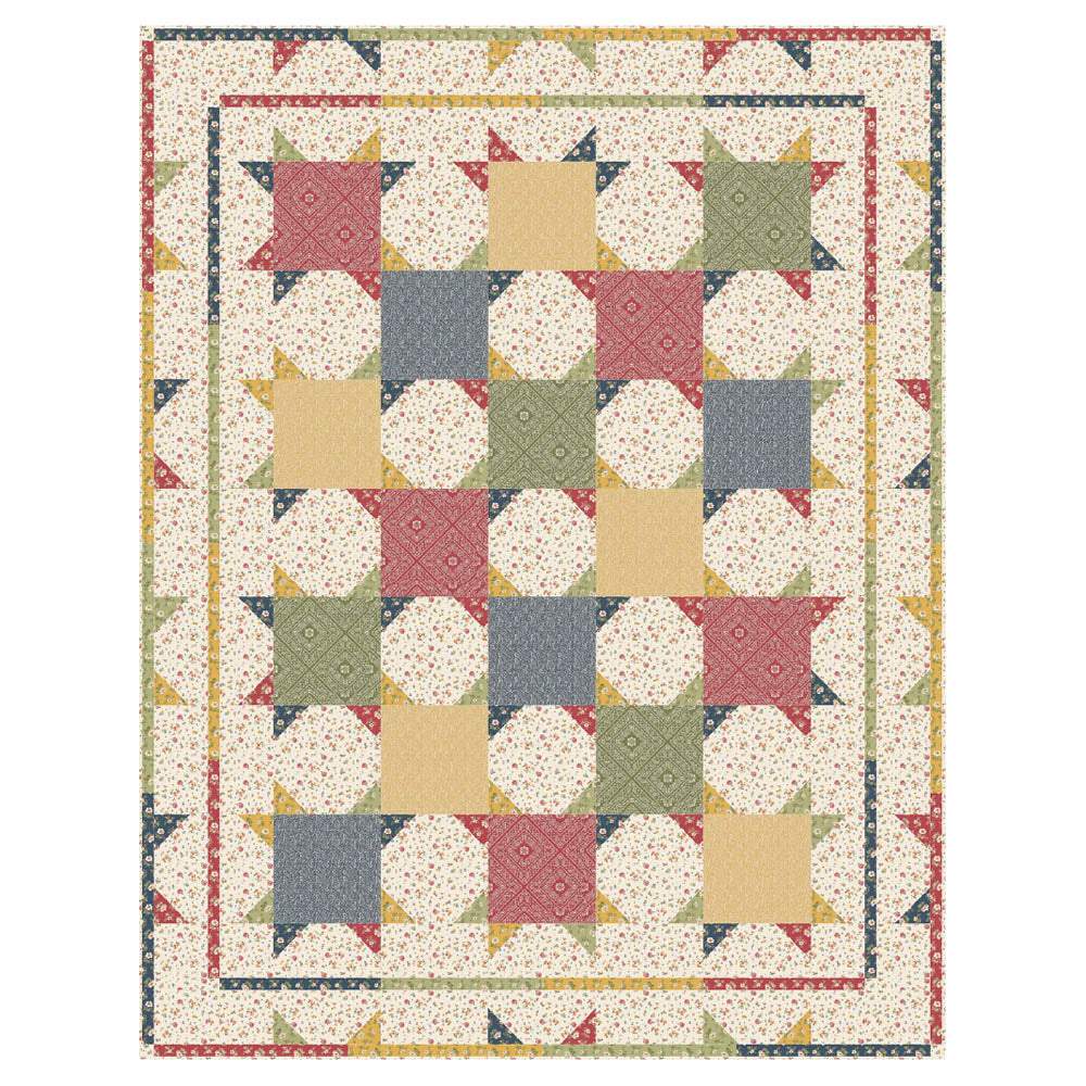 Benartex - Country Squares Pattern - FREE download
