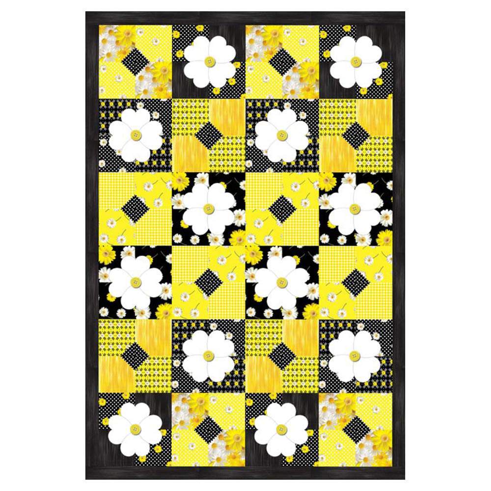 Benartex - Coming Up Daisies Pattern - FREE download