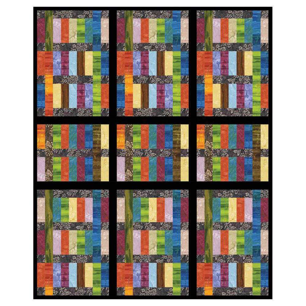 Benartex - Color Ladder Quilt Pattern - FREE download