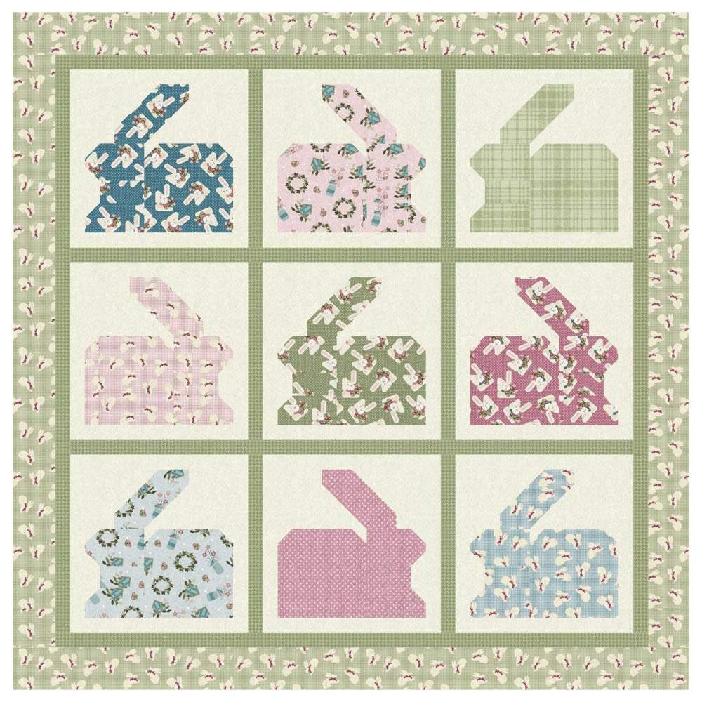 Benartex - Bunnies In The Garden Pattern - FREE download