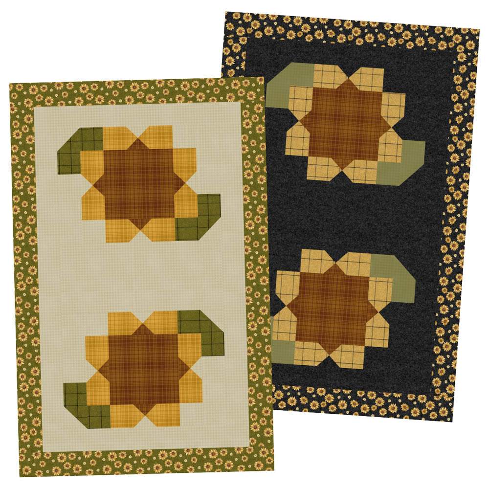 Benartex - A Wooly Sunflower Table Runner Pattern - FREE download