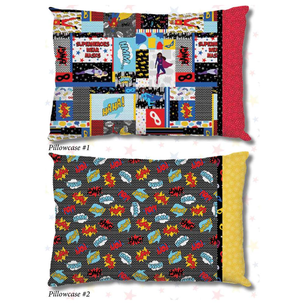 Blank Quilting - Superheroes Wear Masks Pillows pattern - FREE download