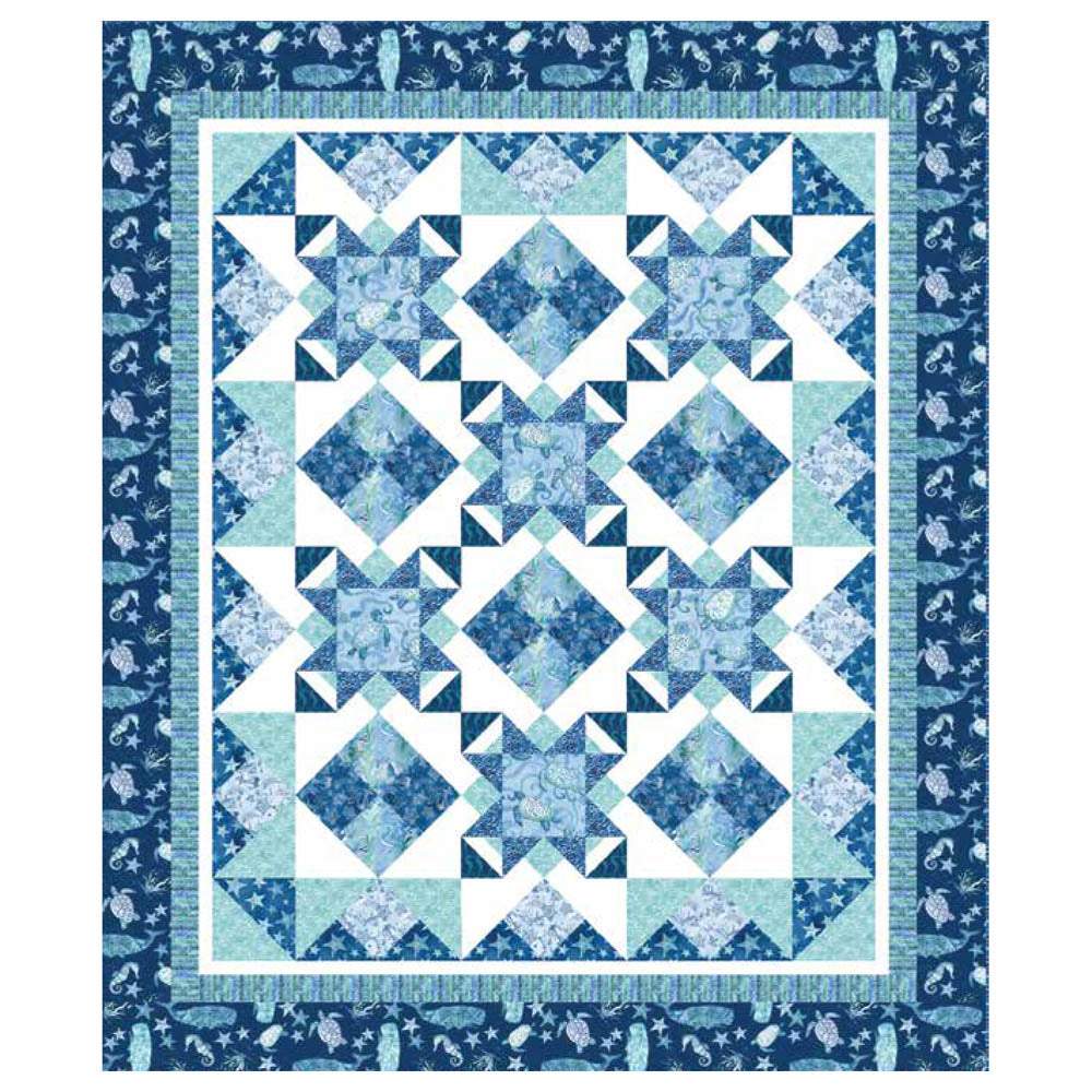 Blank Quilting - Sea Glass Quilt#2 pattern - FREE download