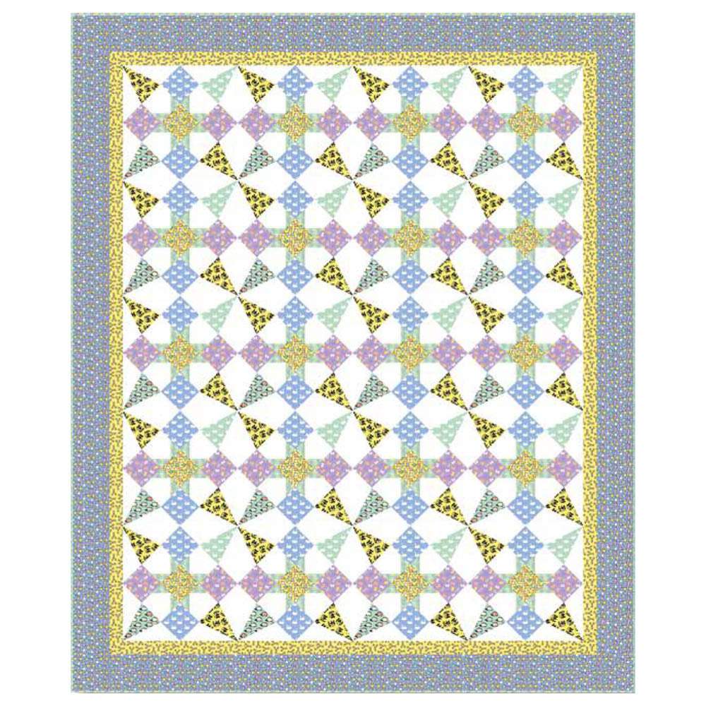 Blank Quilting - Retro Charm Quilt#1 pattern - FREE download