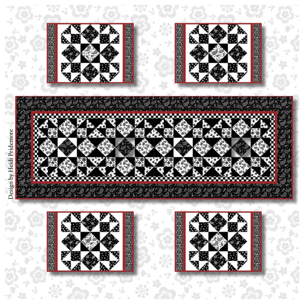 Blank Quilting - Paradox Table Set pattern - FREE download