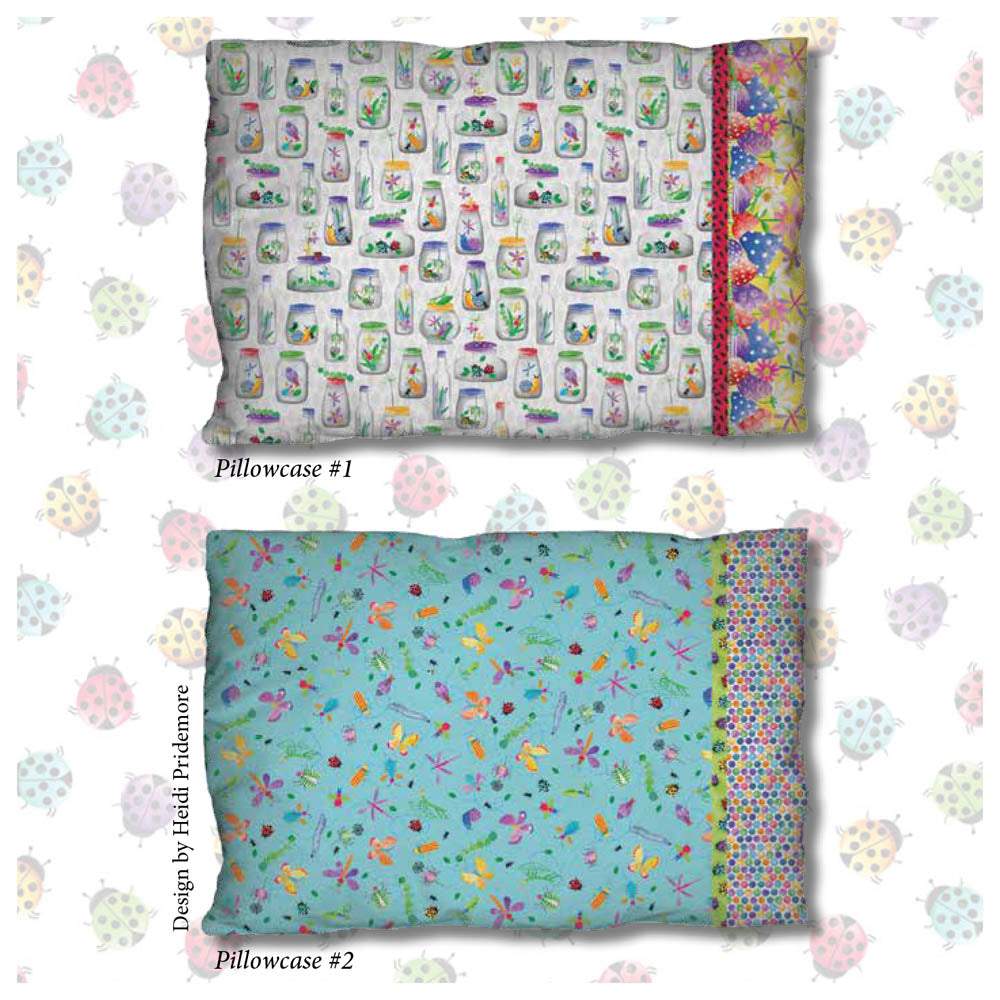 Blank Quilting - Bugs Galore Pillowcases pattern - FREE download