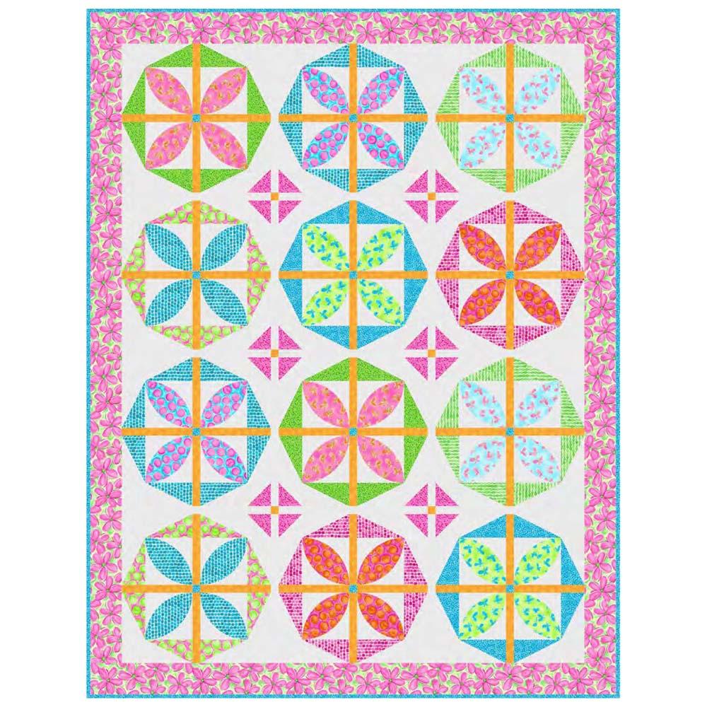Blank Quilting - Whimsy Daisical Quilt 1 Pattern - FREE download
