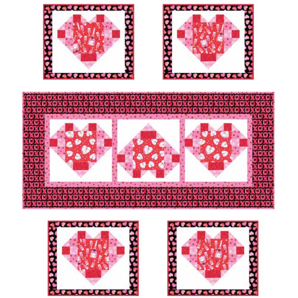 Blank Quilting - Sweet on You Table Set Pattern - FREE download