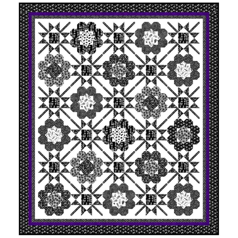 Blank Quilting - Domino Effect Quilt Pattern - FREE download