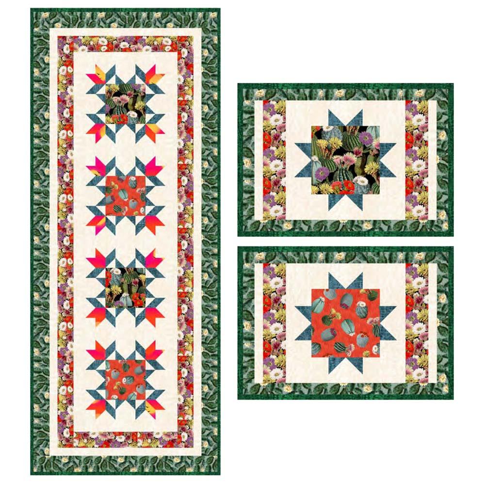 Blank Quilting - Desert Bloom Table Set Pattern - FREE download