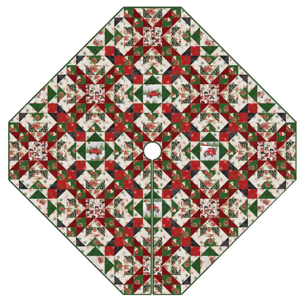 Blank Quilting - December Magic Tree Skirt Pattern - FREE download