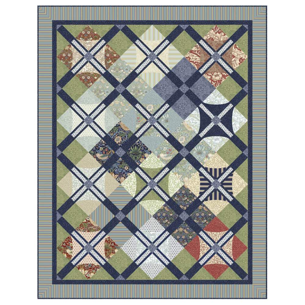 FreeSpirit - Mr Morris Quilt pattern - FREE download