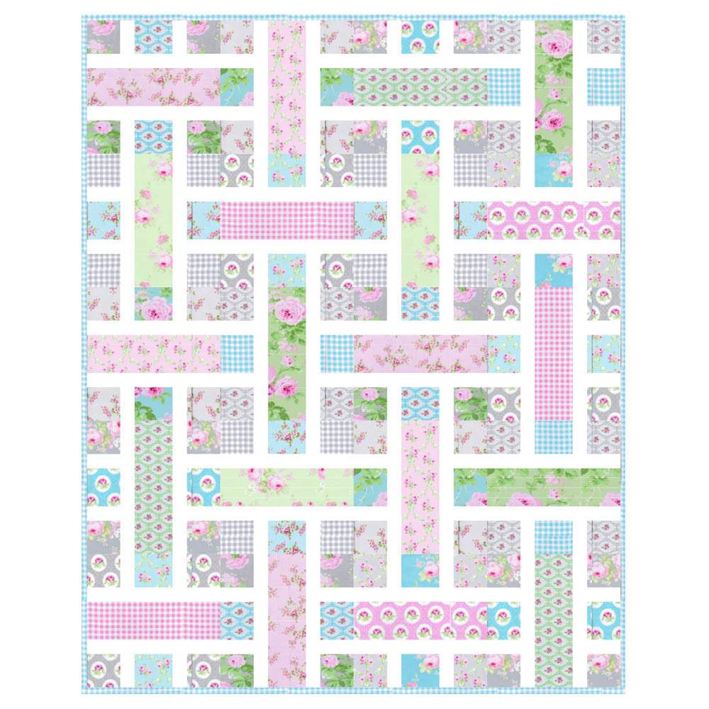 FreeSpirit - Mingled Quilt pattern - FREE download