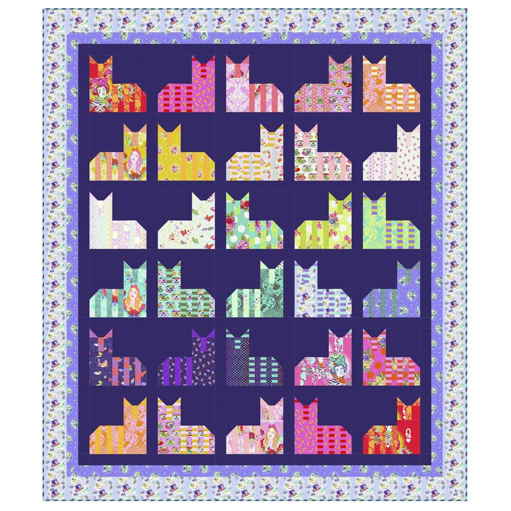 FreeSpirit - Cheshire Cats Diva Quilt pattern - FREE download