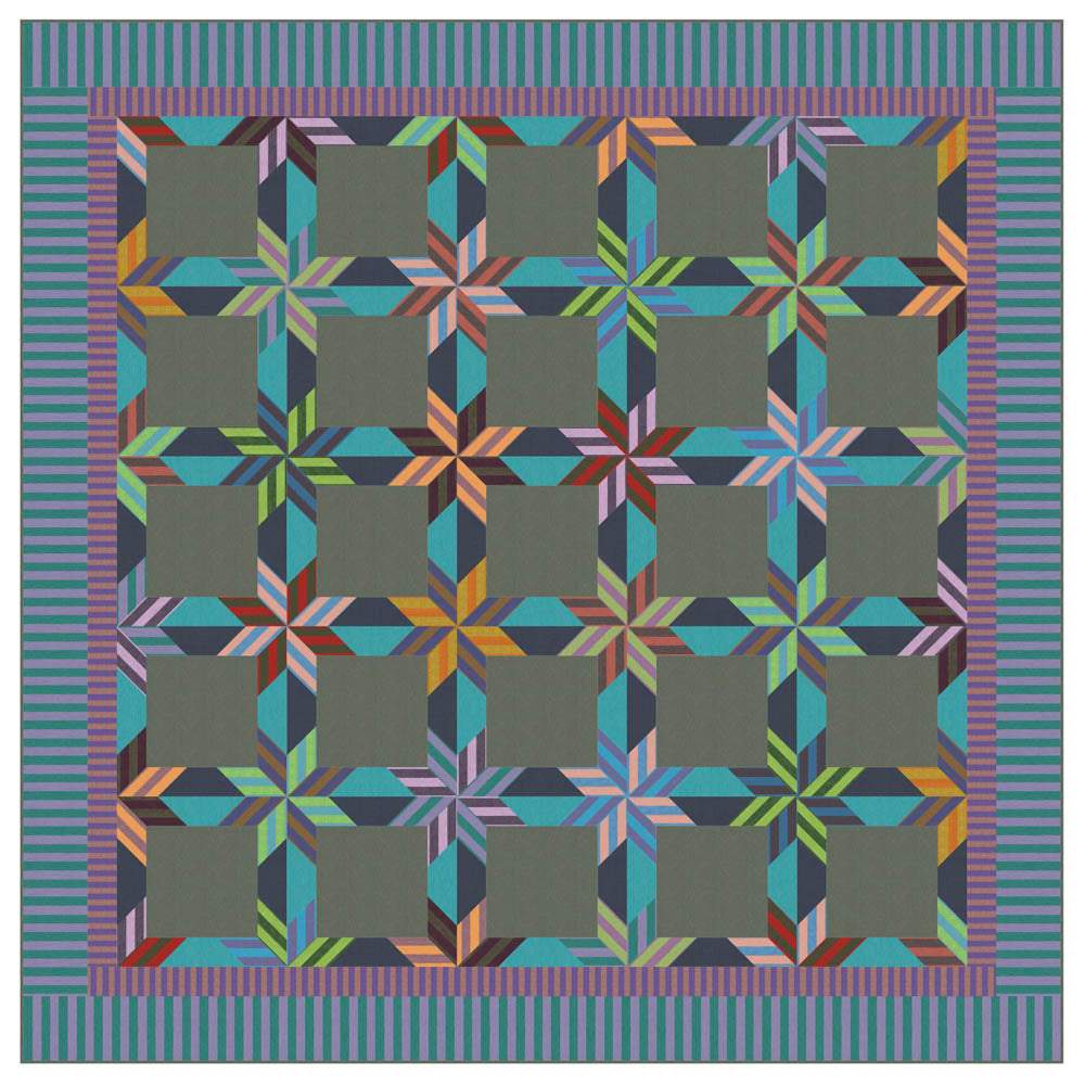 FreeSpirit - Stripe Stars Pattern - FREE download