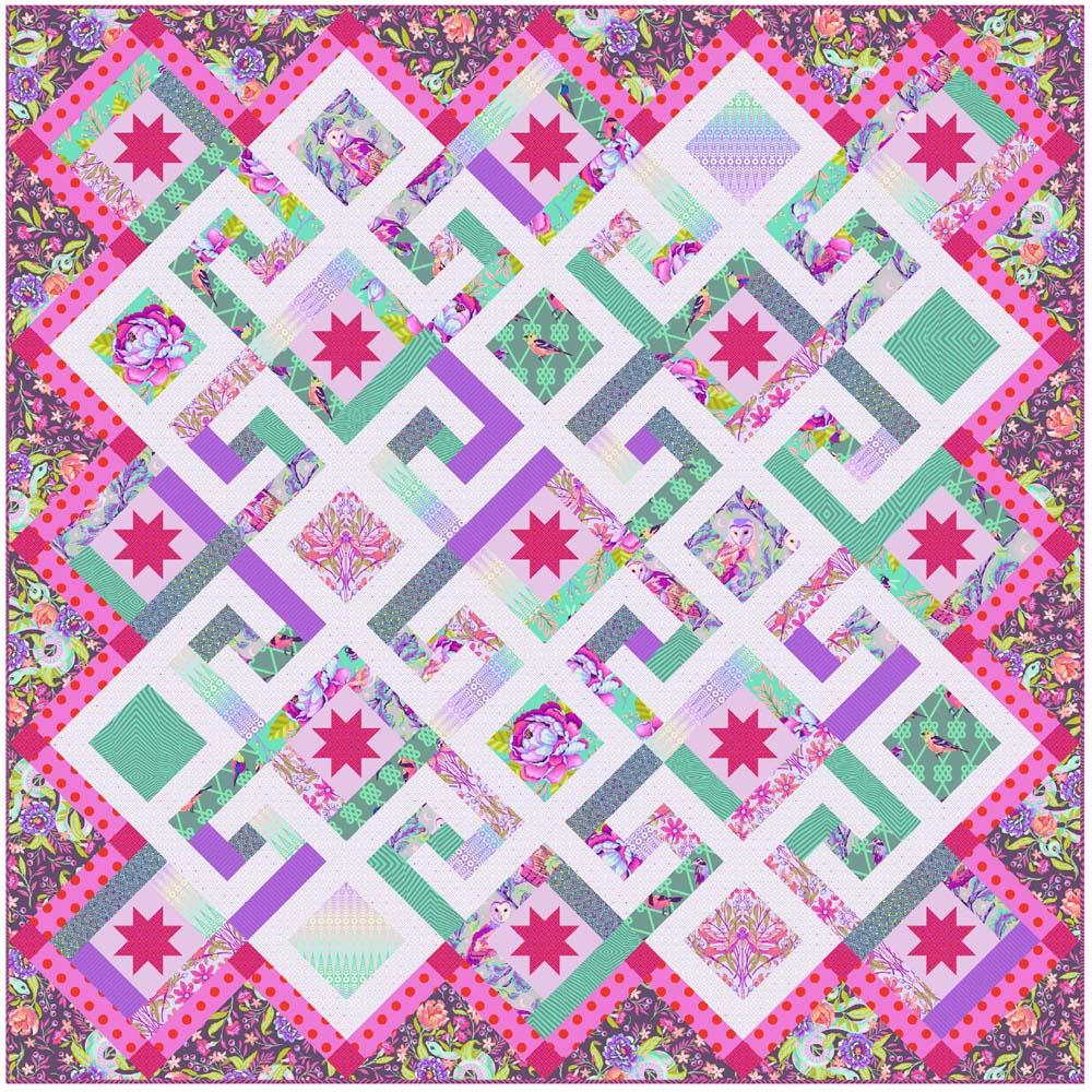 FreeSpirit - Hedge Maze Quilt Pattern - FREE download