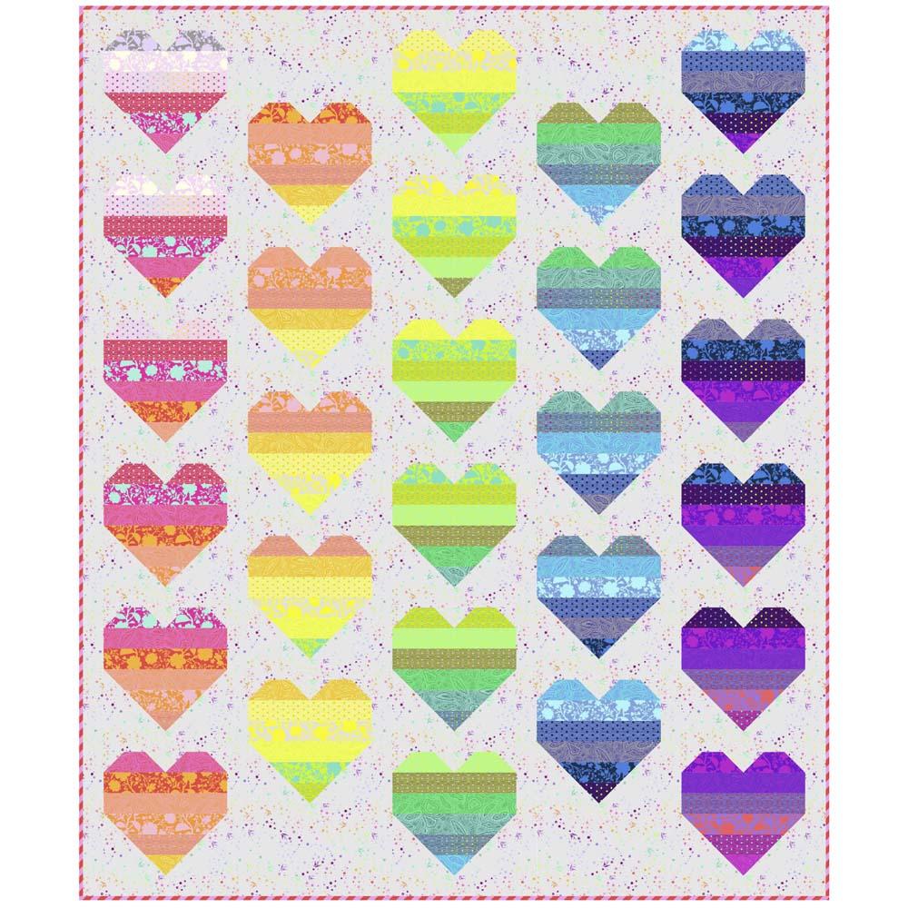 FreeSpirit - Floating Hearts Pattern - FREE download
