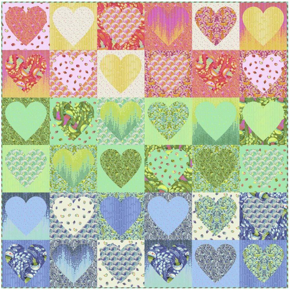FreeSpirit - Faded Hearts Pattern - FREE download