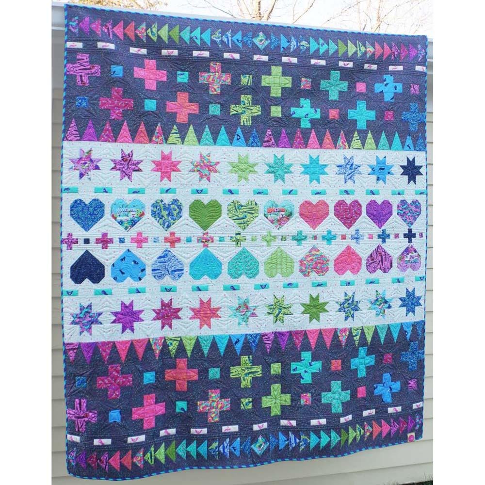 FreeSpirit - Decorative Stitches Quilt Pattern - FREE download
