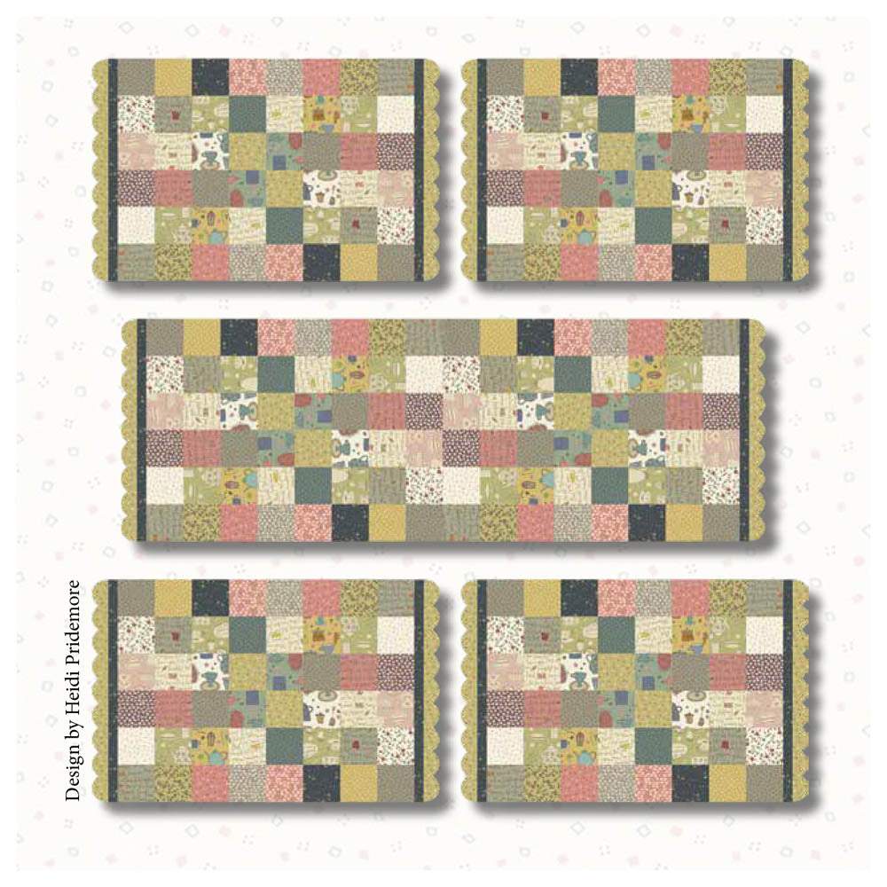 Henry Glass - Tealicious Table Set pattern - FREE download