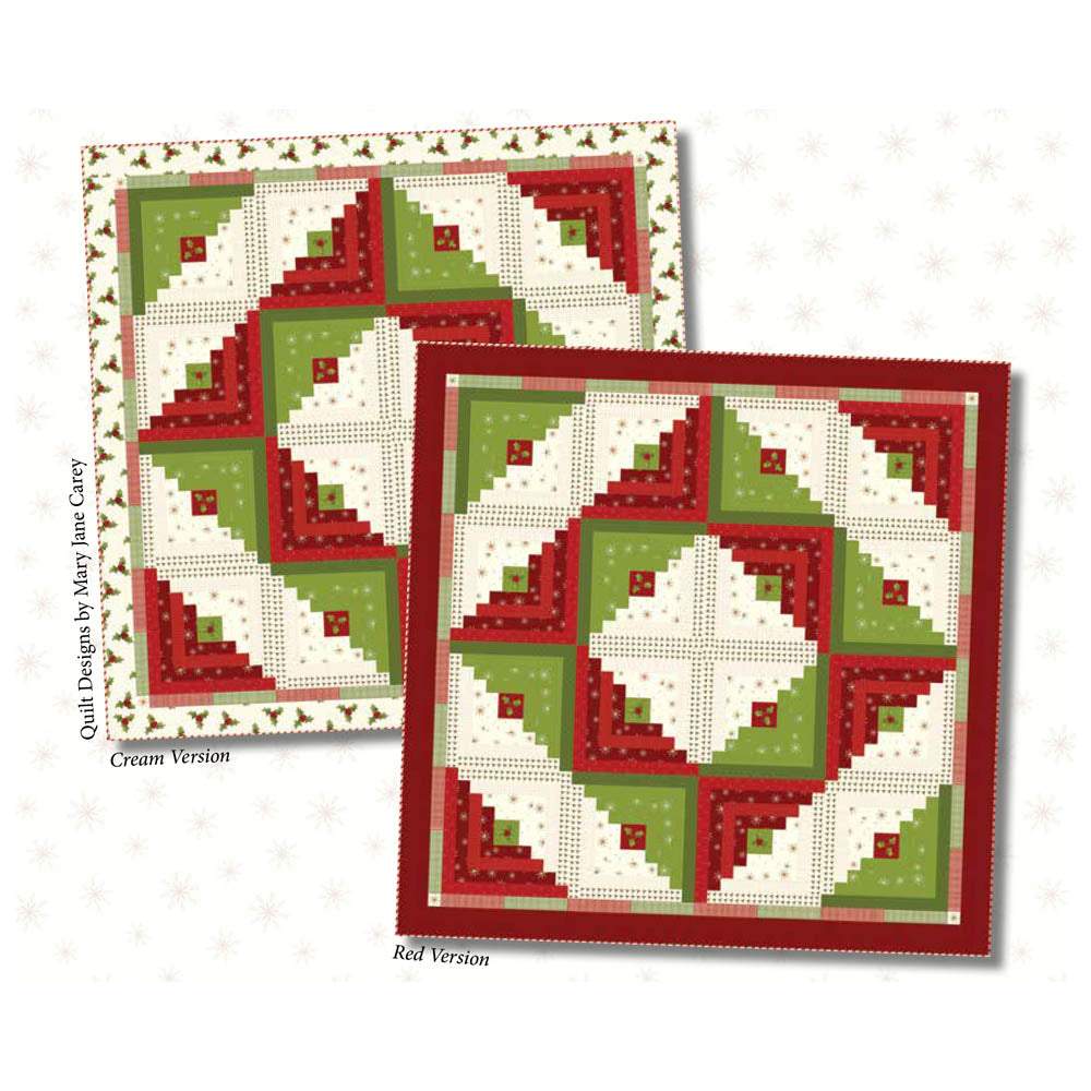 Henry Glass - Ring in the Holly Days Quilt#3 pattern - FREE download