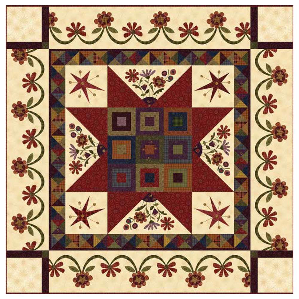 Henry Glass - Plant Kindness Quilt#1 pattern - FREE download