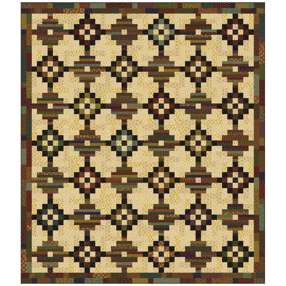 Henry Glass - Lanterns in the Cabin Quilt pattern - FREE download