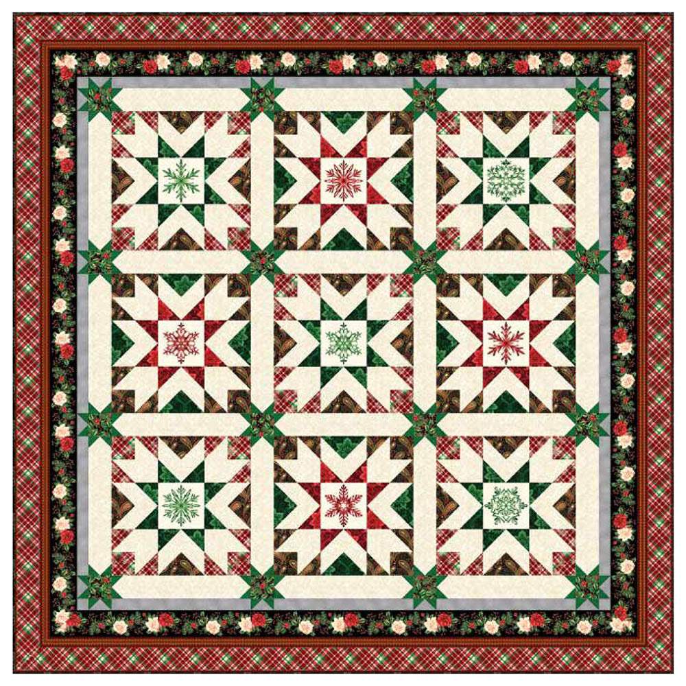 Henry Glass - Hometown Holiday Quilt#1 pattern - FREE download