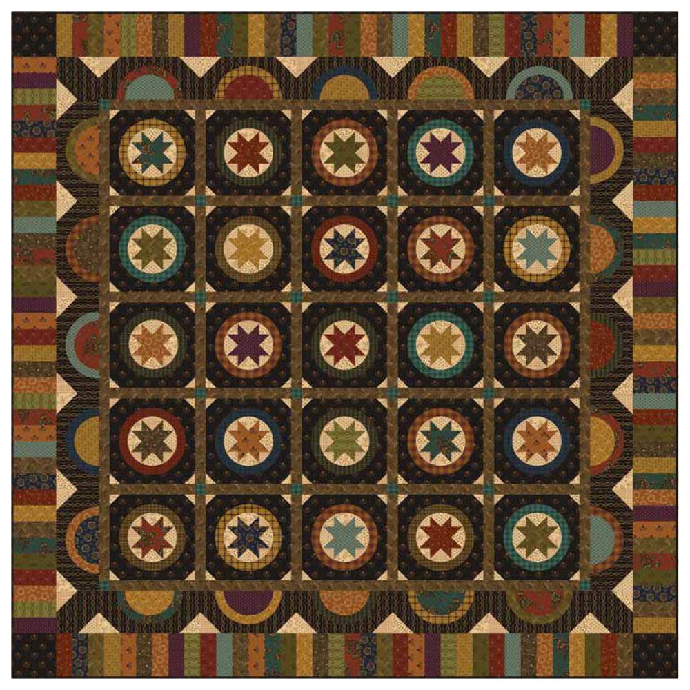 Henry Glass - Handful of Stars Quilt pattern - FREE download