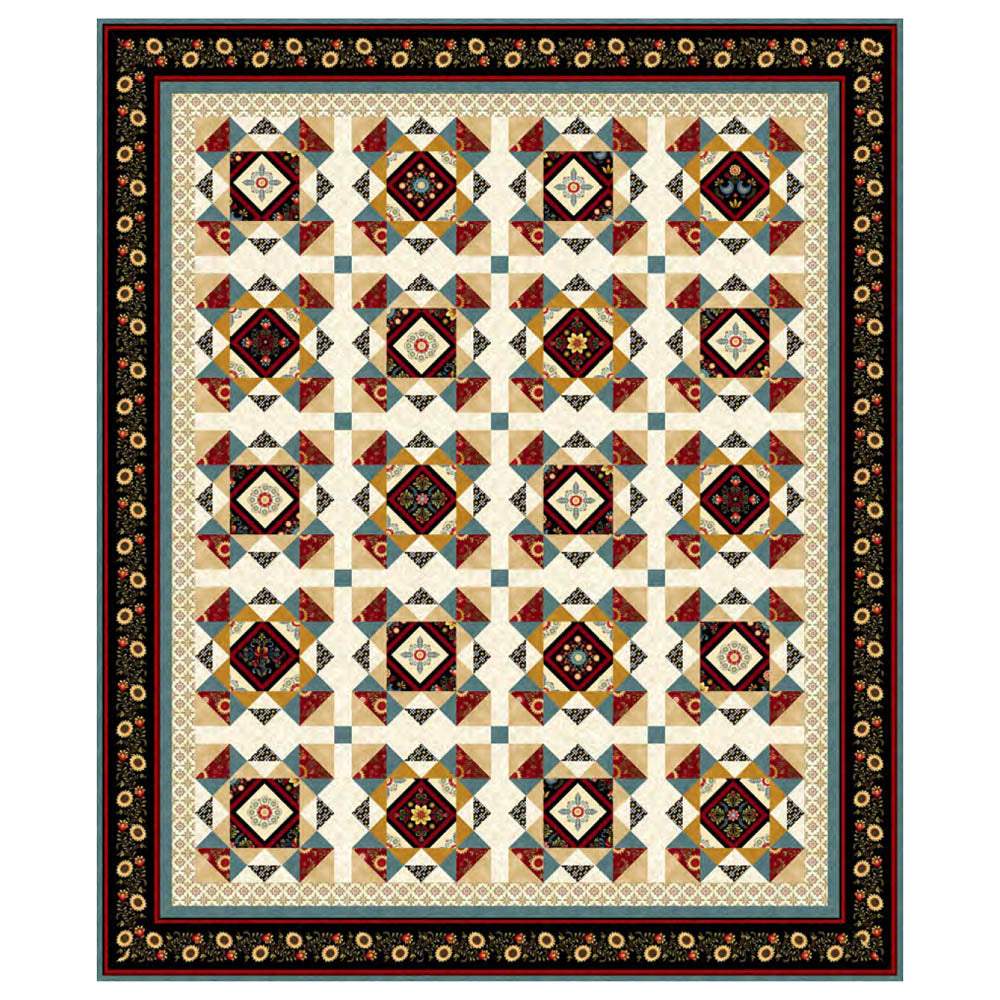 Henry Glass - Count Your Blessings Quilt#1 pattern - FREE download