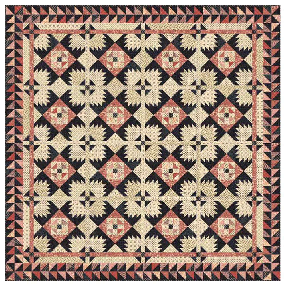Henry Glass - Blush and Blue Lap Quilt pattern - FREE download