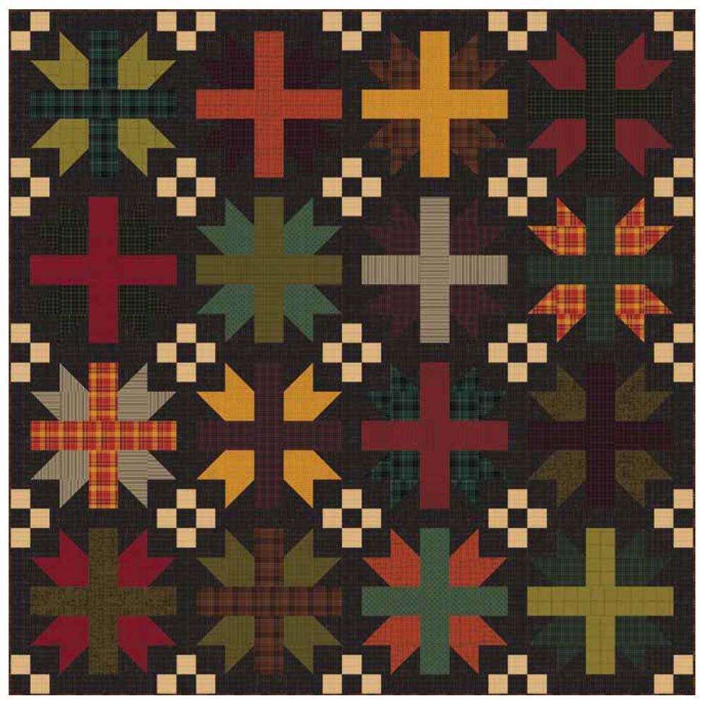 Henry Glass - Scrappenstance Evening Quilt Pattern - FREE download