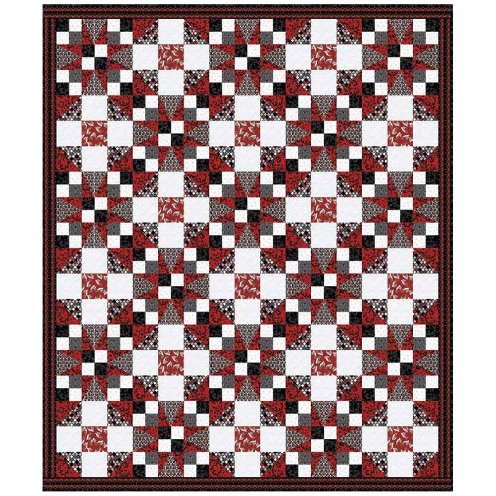 Henry Glass - Moroccan Red Quilt 1 Pattern - FREE download