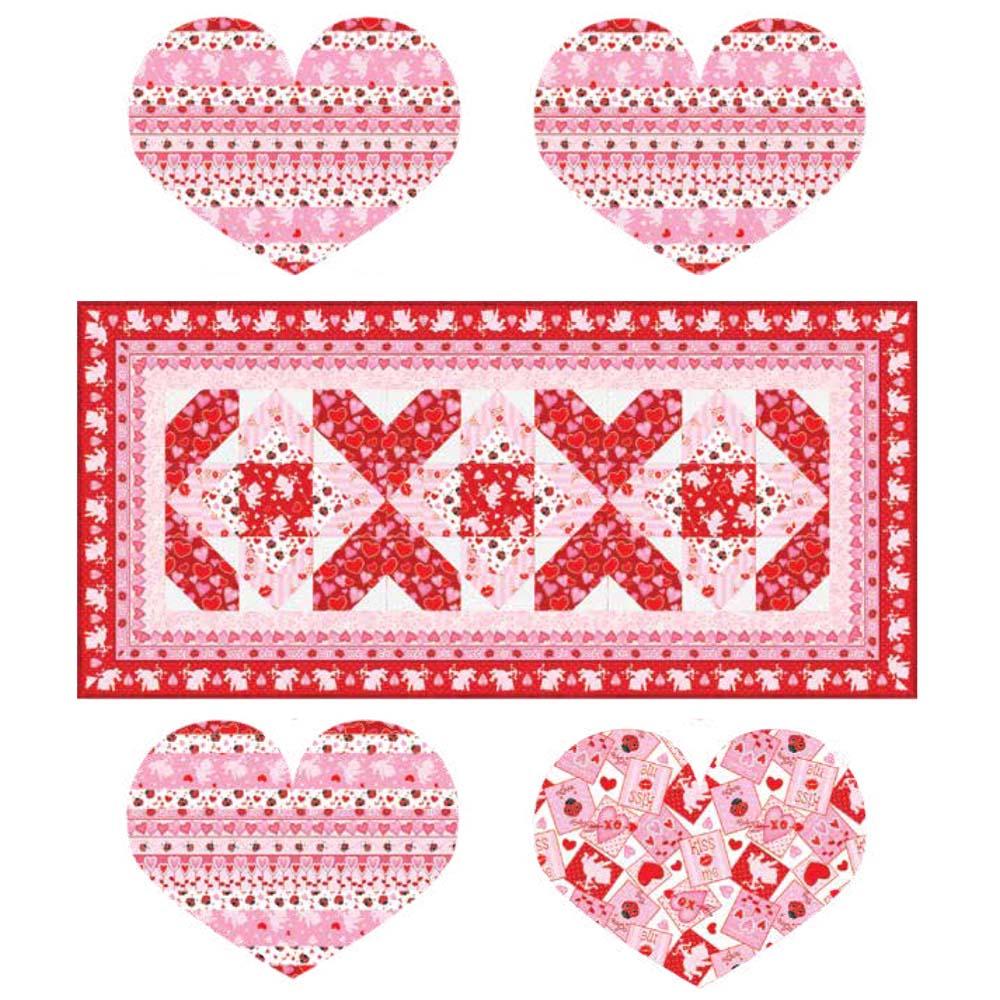 Henry Glass - Love Struck Table Set Pattern - FREE download