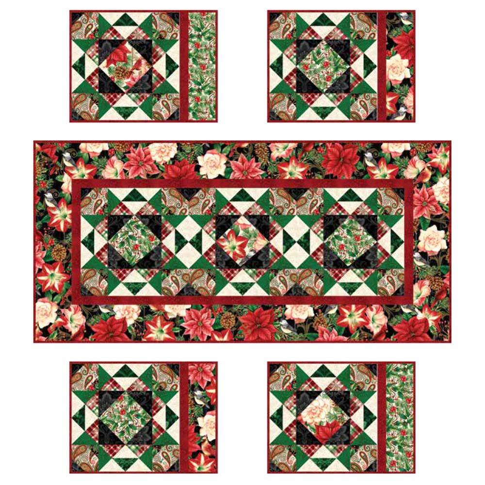 Henry Glass - Hometown Holiday Table Set Pattern - FREE download