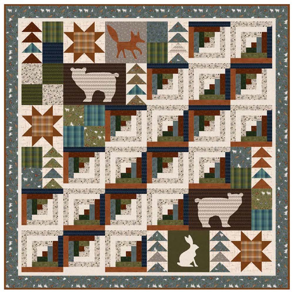 Henry Glass - Folk Art Flannel Quilt #1 - FREE download