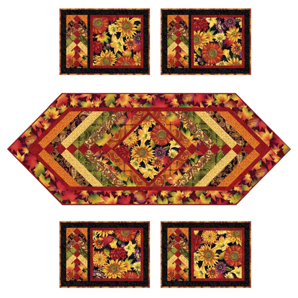 Henry Glass - Autumn Time Table Set Pattern - FREE download
