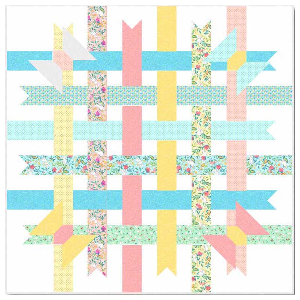 Henry Glass - Adventures of Sweet Tweet & Bunny Quilt 2 Pattern - FREE download
