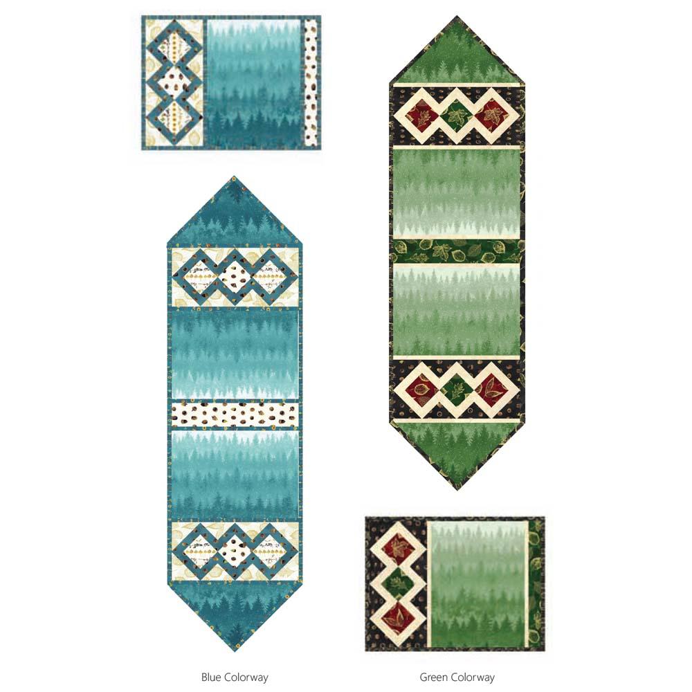 Hoffman Fabrics - Dinner-for-4 Table Set Pattern - FREE download