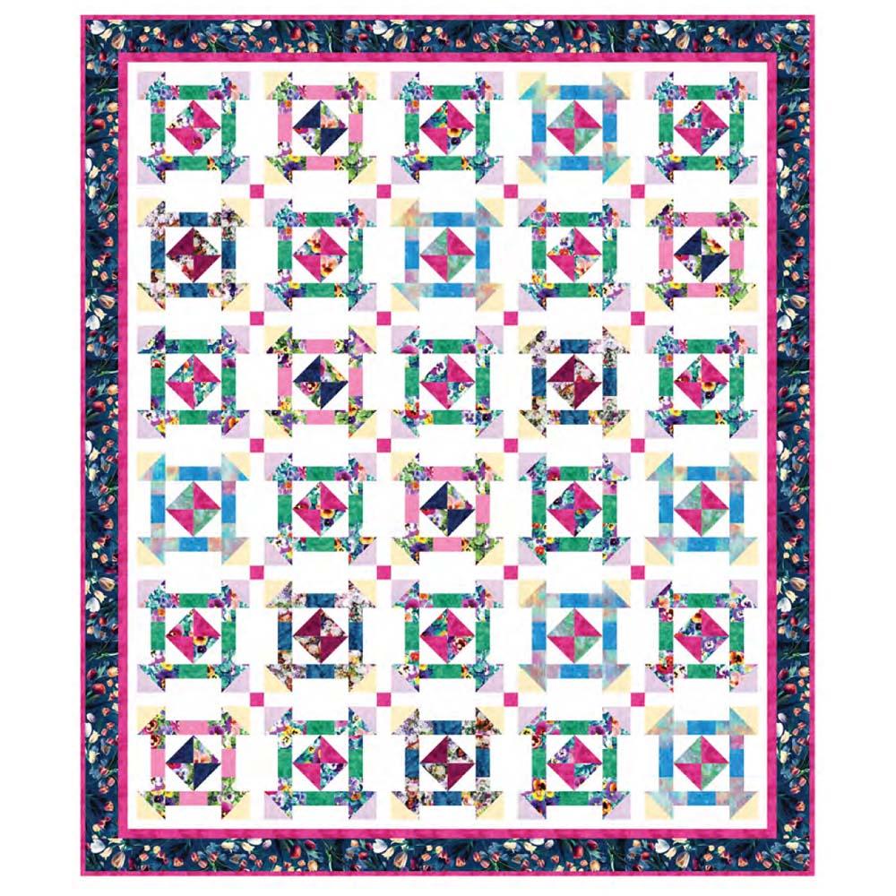 Hoffman Fabrics - Colors of Spring Pattern - FREE download