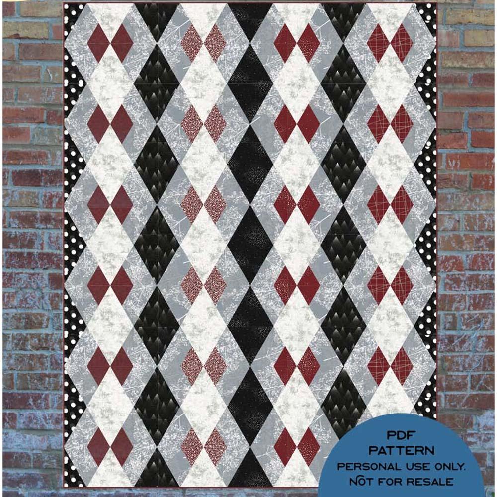 Hoffman Fabrics - Argyle Shuffle Pattern - FREE download