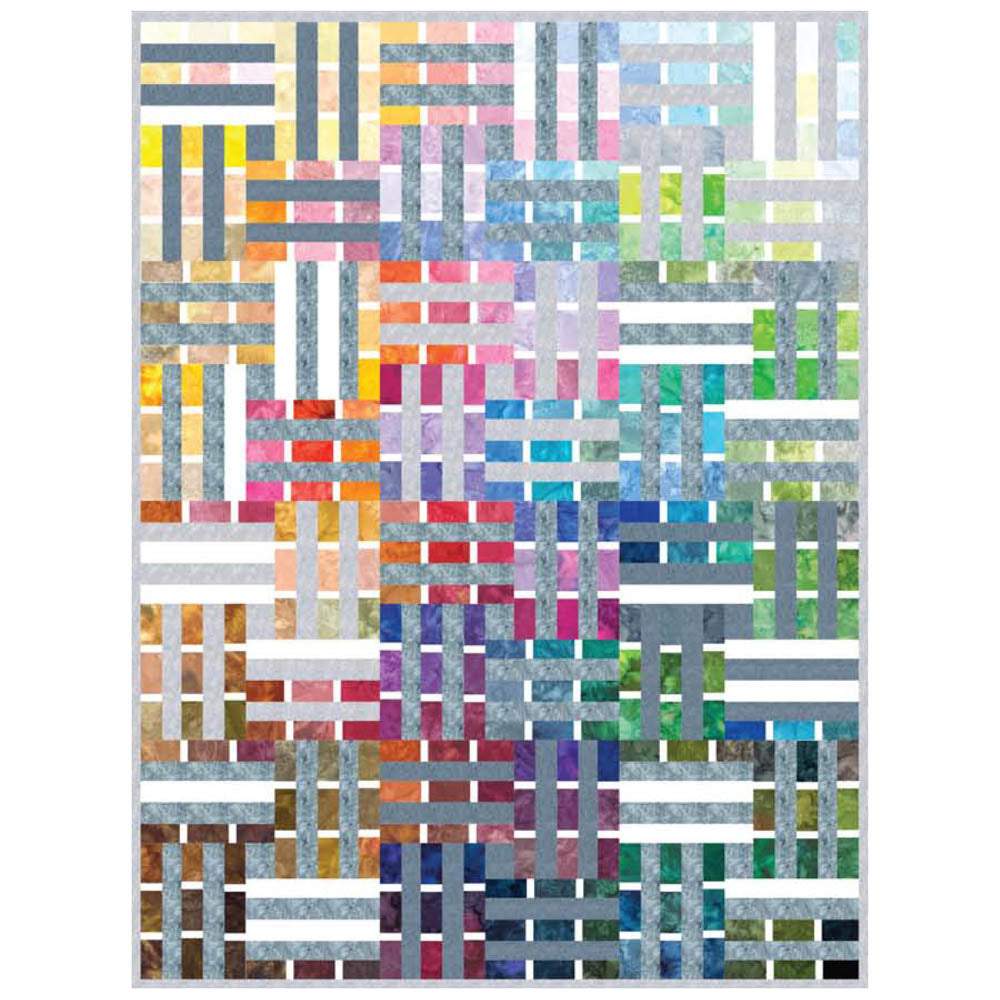 Hoffman Fabrics - Watercolor Palette Quilt pattern - FREE download