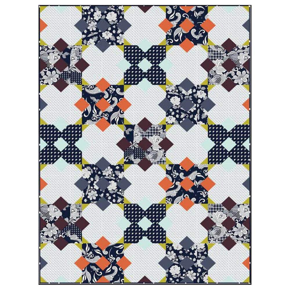 Hoffman Fabrics - Simply Eclectic quilt pattern - FREE download