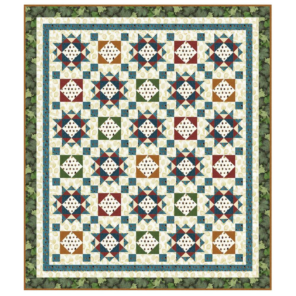 Hoffman Fabrics - Fall Festive Quilt pattern - FREE download