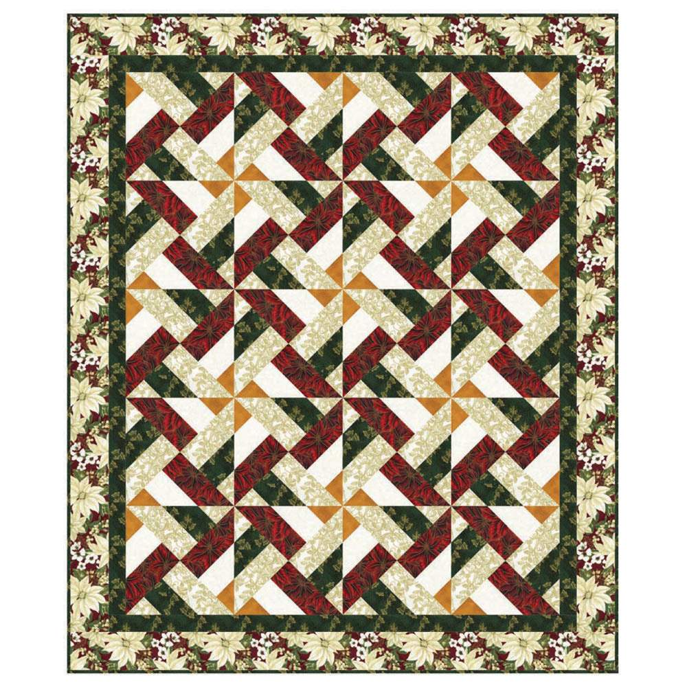 Hoffman Fabrics - Christmas Confetti Quilt & Runner pattern - FREE download