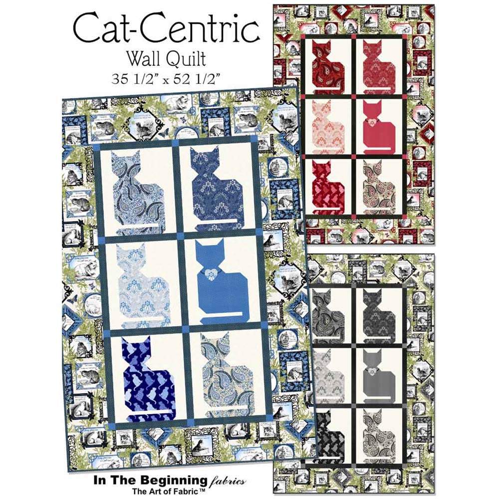 In the Beginning - Cat-Centric Wall Quilt Pattern - FREE download